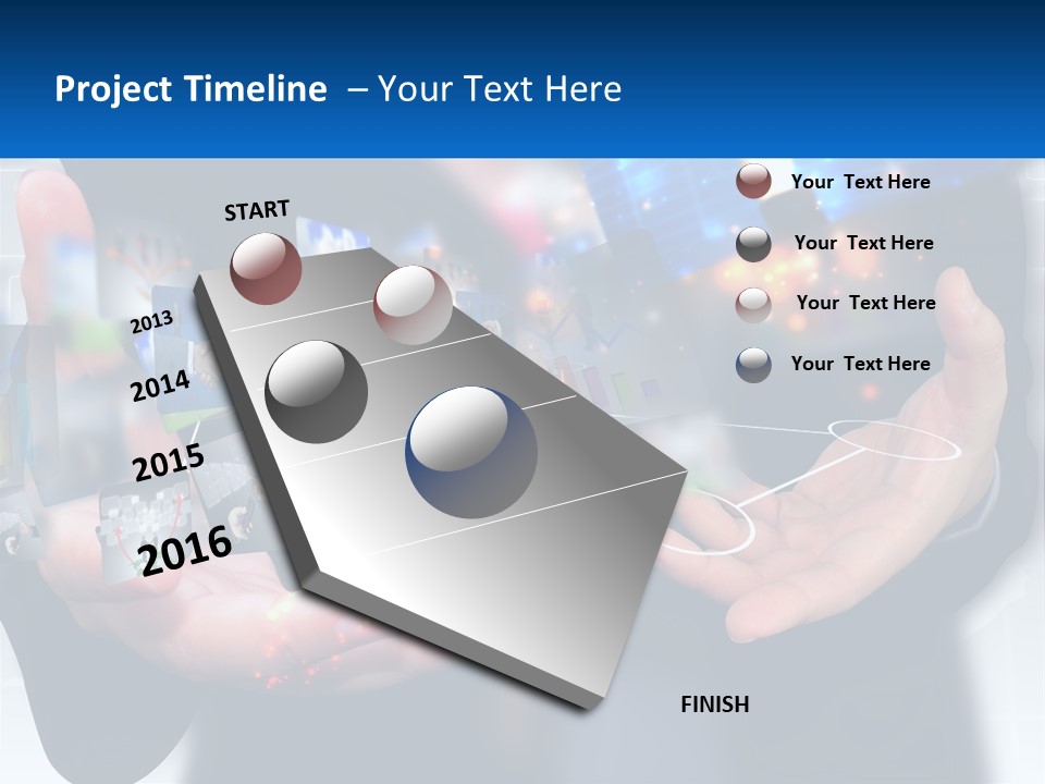 A Person Holding A Bunch Of Photos In Their Hands PowerPoint Template