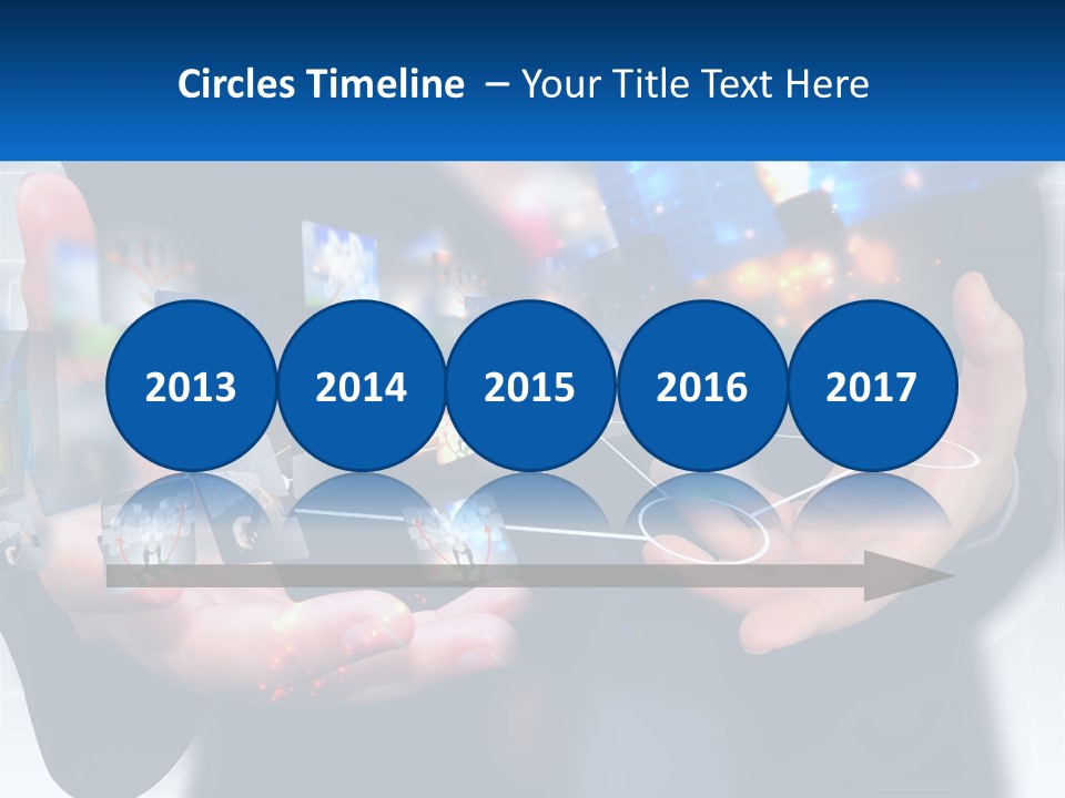 A Person Holding A Bunch Of Photos In Their Hands PowerPoint Template