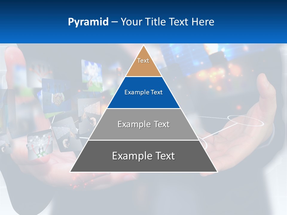 A Person Holding A Bunch Of Photos In Their Hands PowerPoint Template