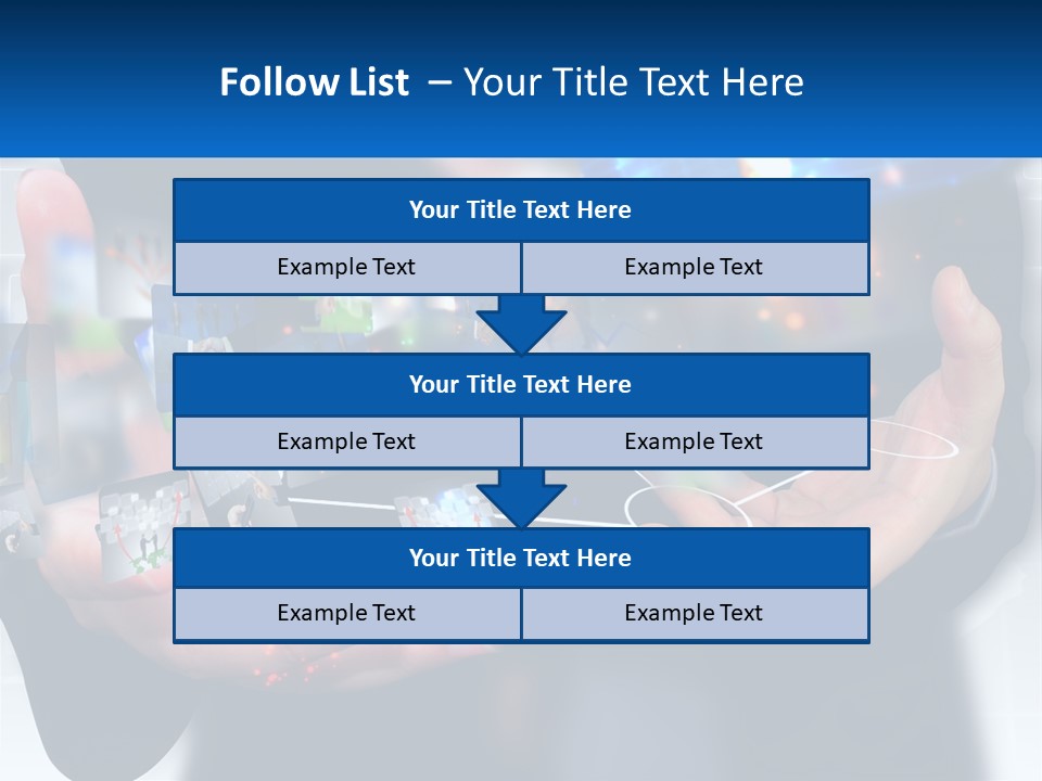 A Person Holding A Bunch Of Photos In Their Hands PowerPoint Template