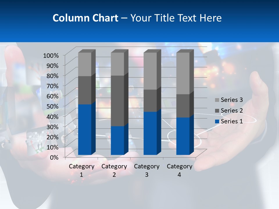 A Person Holding A Bunch Of Photos In Their Hands PowerPoint Template