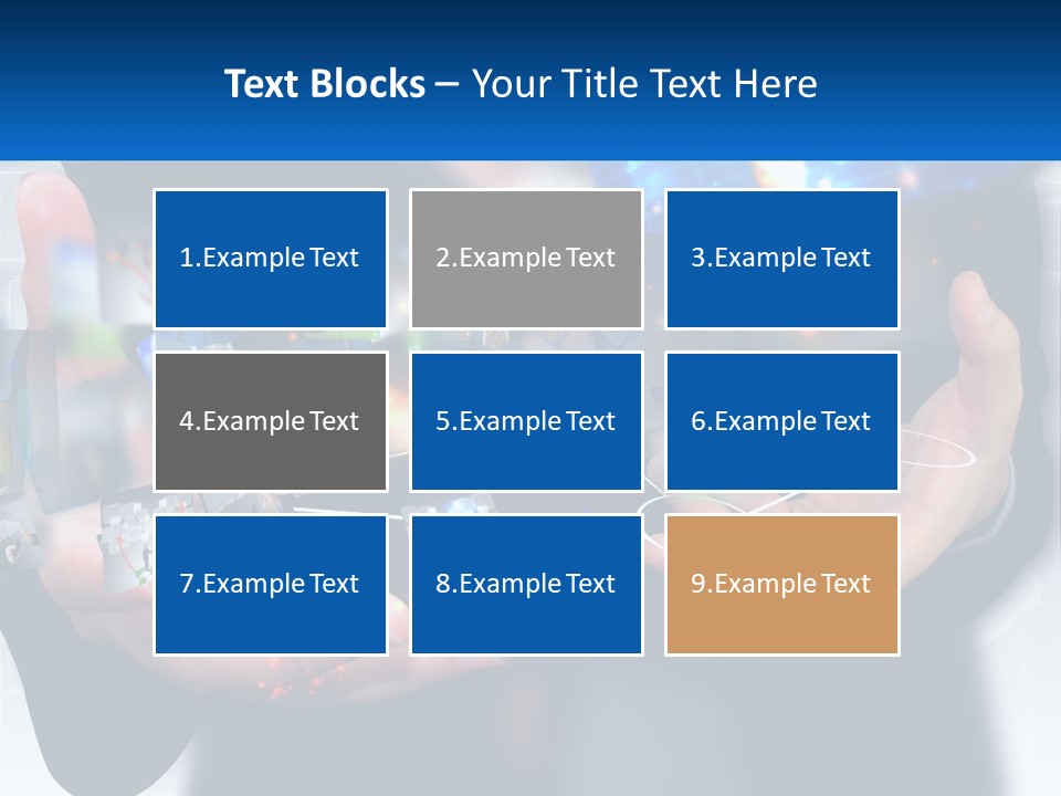 A Person Holding A Bunch Of Photos In Their Hands PowerPoint Template