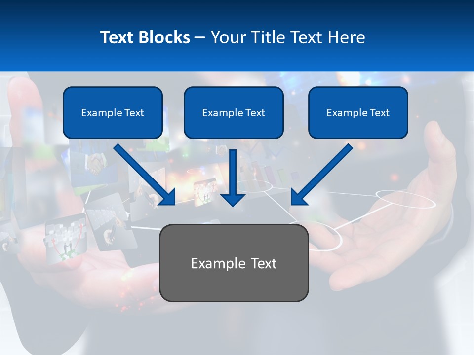 A Person Holding A Bunch Of Photos In Their Hands PowerPoint Template