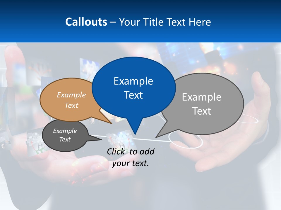 A Person Holding A Bunch Of Photos In Their Hands PowerPoint Template