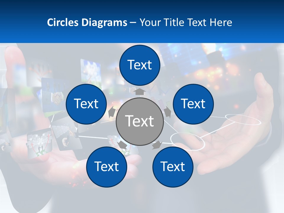 A Person Holding A Bunch Of Photos In Their Hands PowerPoint Template