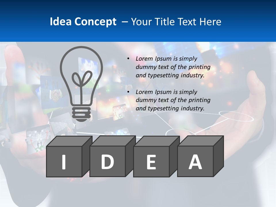 A Person Holding A Bunch Of Photos In Their Hands PowerPoint Template