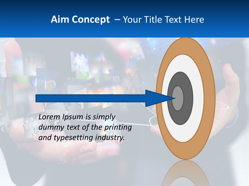 A Person Holding A Bunch Of Photos In Their Hands PowerPoint Template