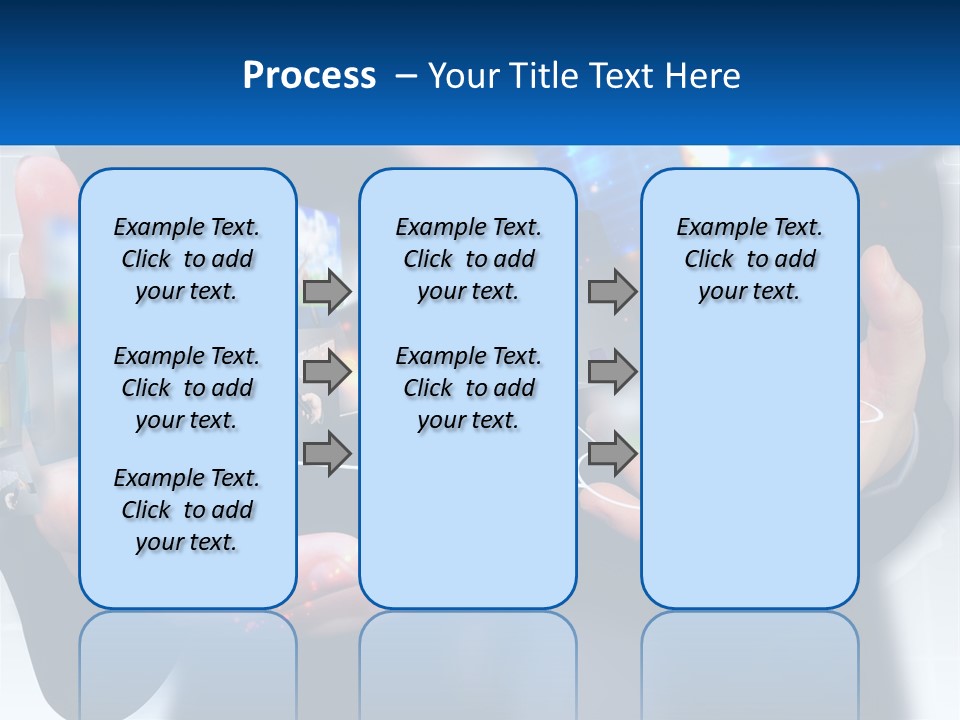 A Person Holding A Bunch Of Photos In Their Hands PowerPoint Template