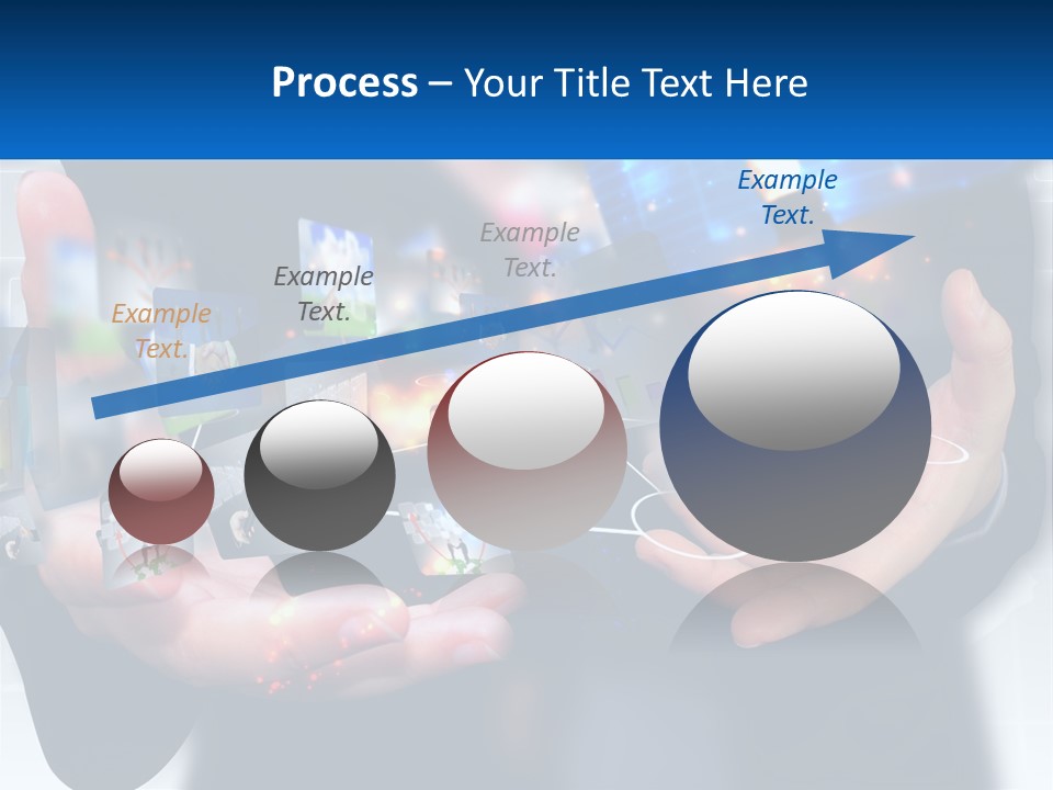 A Person Holding A Bunch Of Photos In Their Hands PowerPoint Template