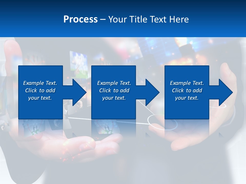 A Person Holding A Bunch Of Photos In Their Hands PowerPoint Template