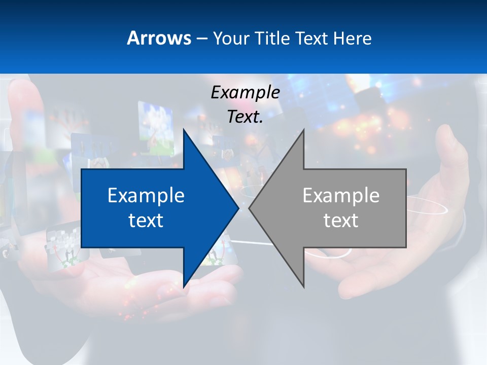 A Person Holding A Bunch Of Photos In Their Hands PowerPoint Template