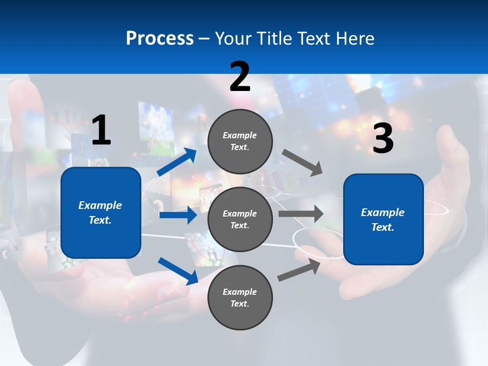 A Person Holding A Bunch Of Photos In Their Hands PowerPoint Template