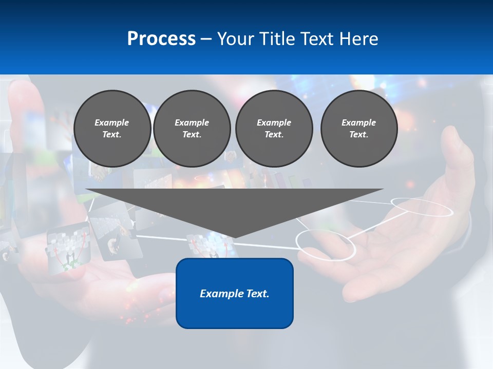 A Person Holding A Bunch Of Photos In Their Hands PowerPoint Template