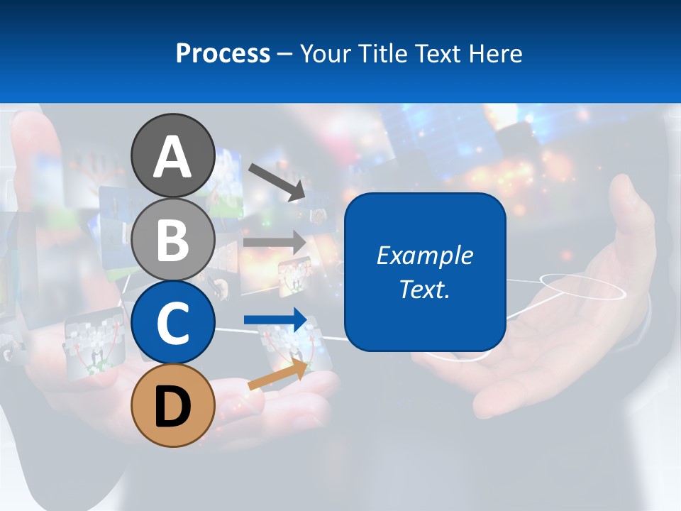 A Person Holding A Bunch Of Photos In Their Hands PowerPoint Template