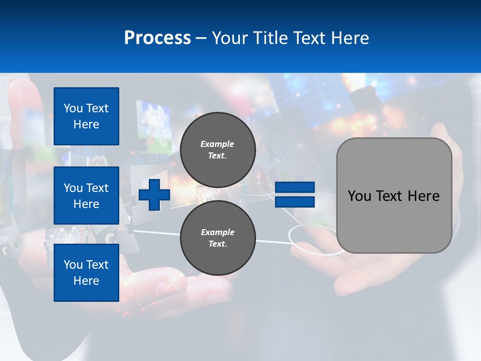 A Person Holding A Bunch Of Photos In Their Hands PowerPoint Template