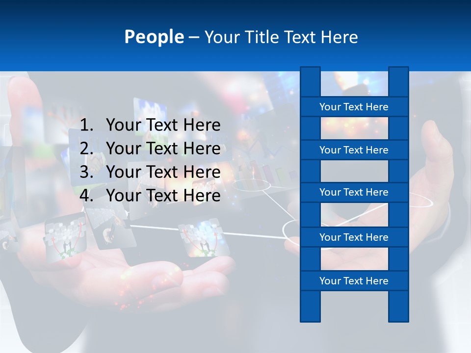 A Person Holding A Bunch Of Photos In Their Hands PowerPoint Template