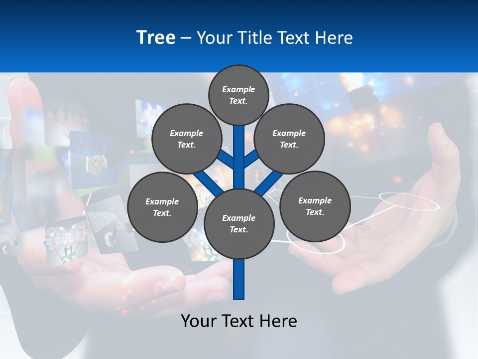 A Person Holding A Bunch Of Photos In Their Hands PowerPoint Template