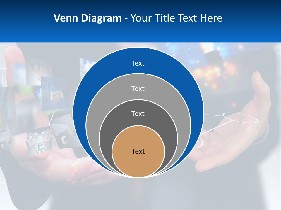 A Person Holding A Bunch Of Photos In Their Hands PowerPoint Template