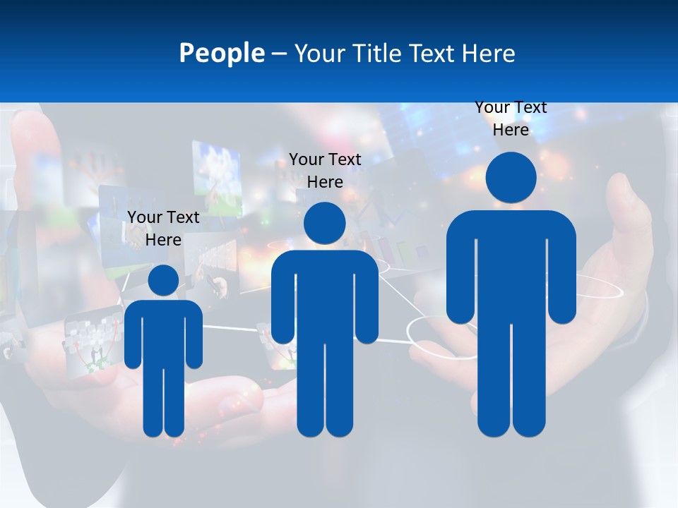 A Person Holding A Bunch Of Photos In Their Hands PowerPoint Template