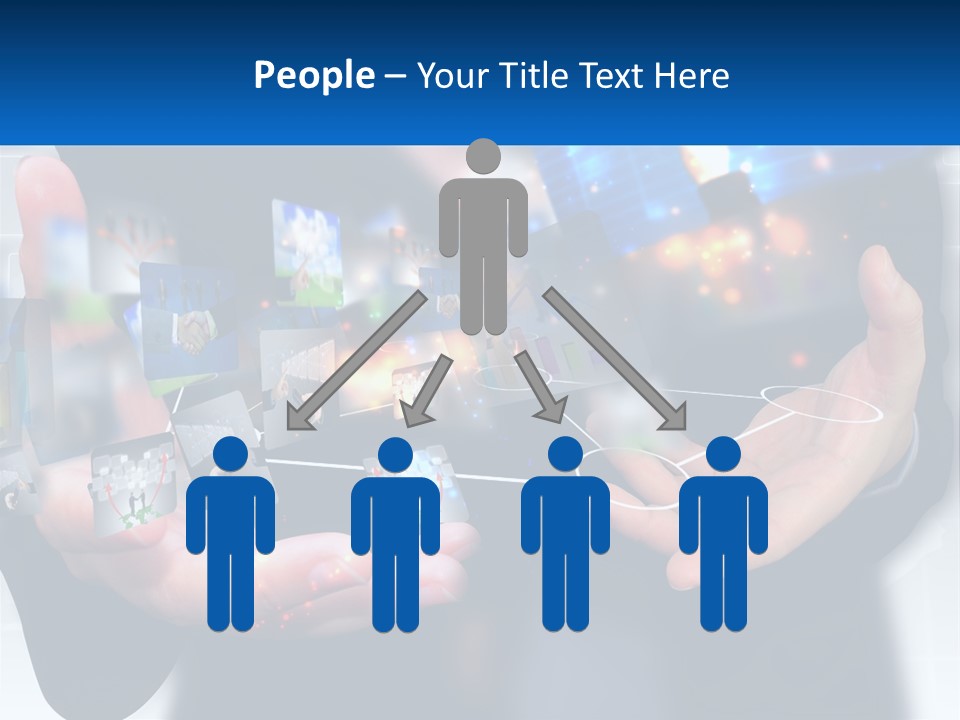 A Person Holding A Bunch Of Photos In Their Hands PowerPoint Template