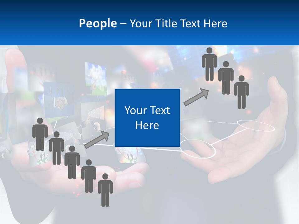 A Person Holding A Bunch Of Photos In Their Hands PowerPoint Template