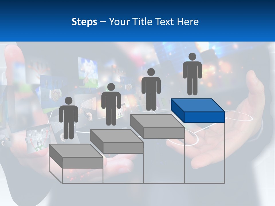 A Person Holding A Bunch Of Photos In Their Hands PowerPoint Template