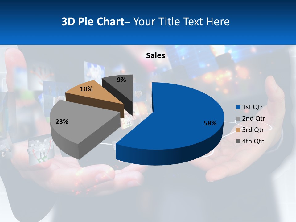 A Person Holding A Bunch Of Photos In Their Hands PowerPoint Template