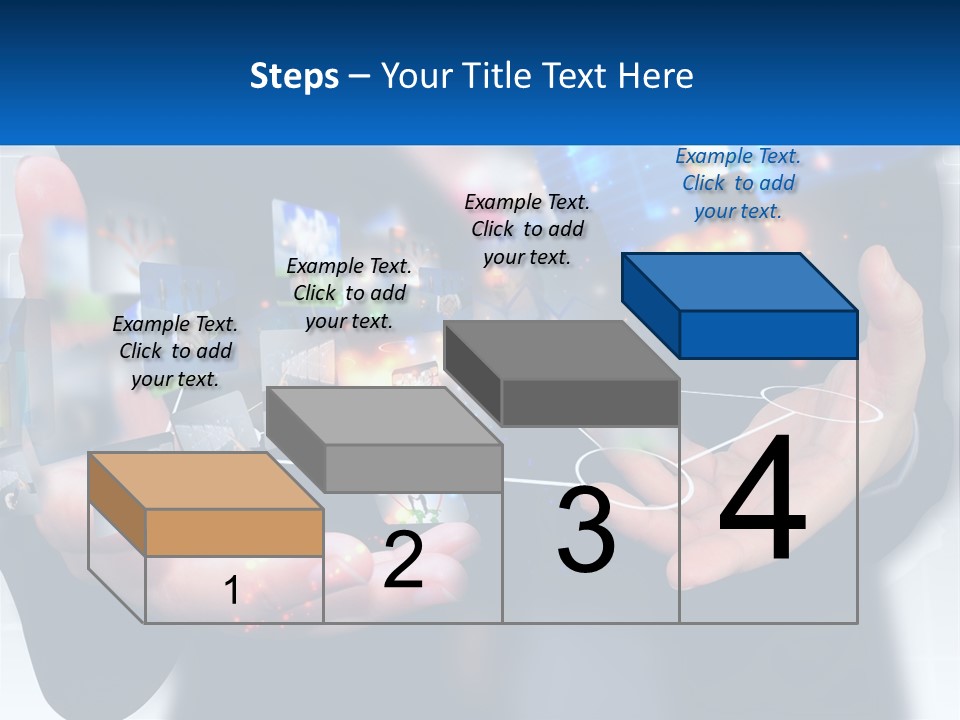 A Person Holding A Bunch Of Photos In Their Hands PowerPoint Template