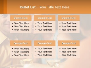 A Man And Woman Sitting At A Table With A Glass Of Wine PowerPoint Template