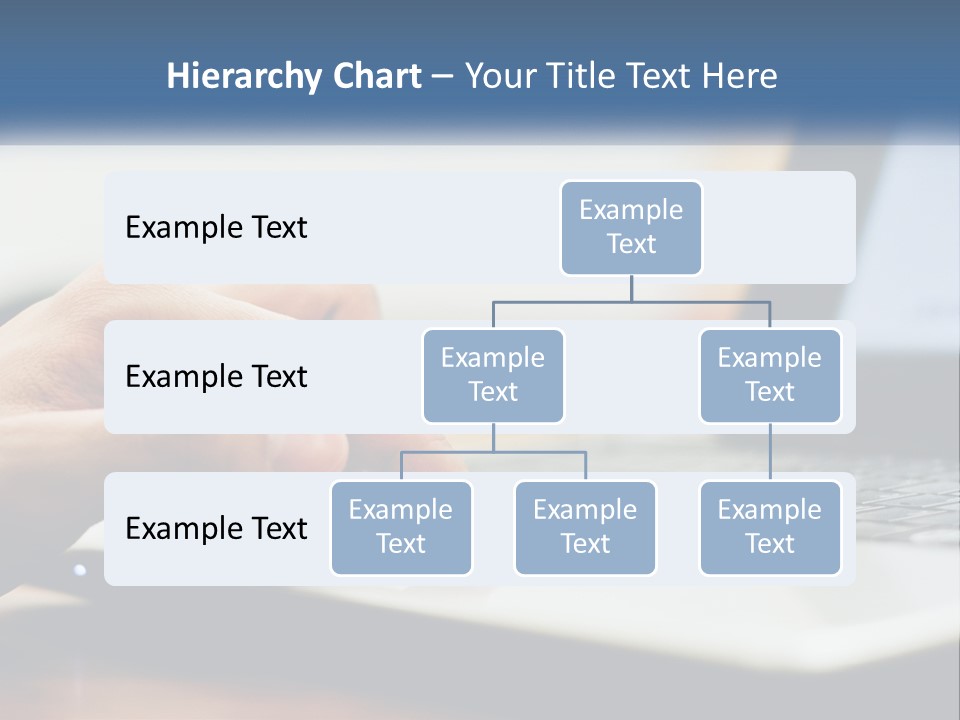 A Person Using A Laptop Computer On A Desk PowerPoint Template