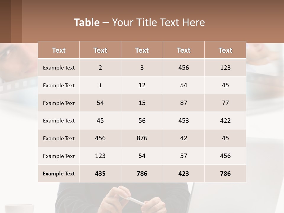 A Man Sitting In Front Of A Laptop Computer PowerPoint Template