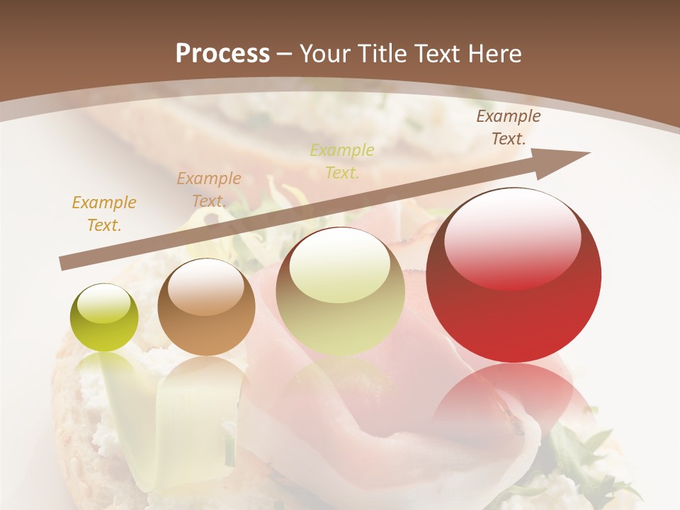 A Plate Of Food That Is On A Table PowerPoint Template