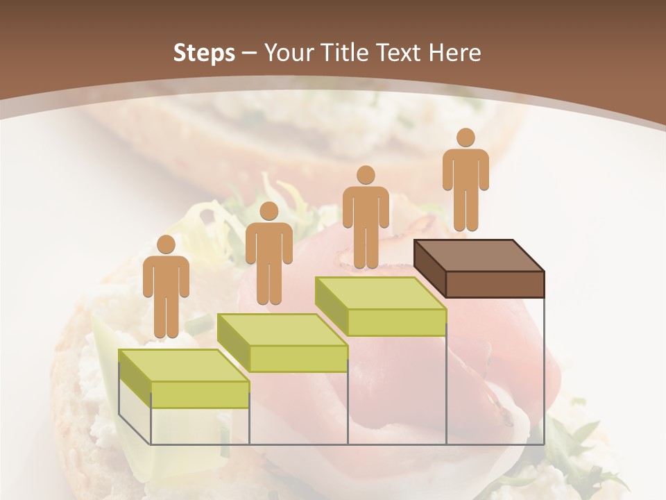 A Plate Of Food That Is On A Table PowerPoint Template