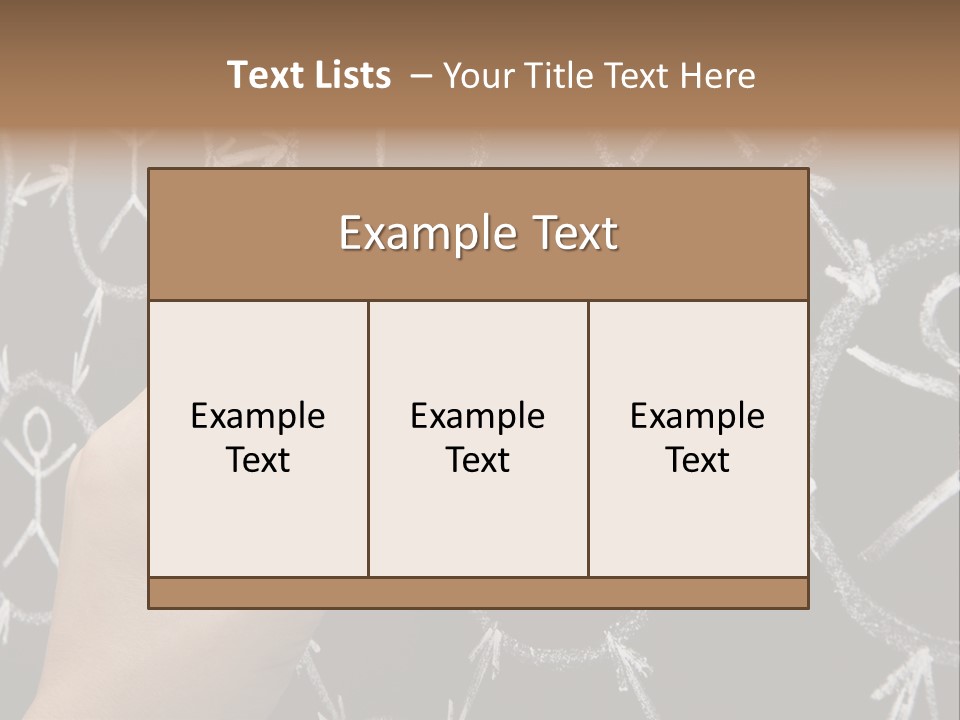 A Person Writing On A Blackboard With A Marker PowerPoint Template