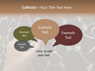 A Person Writing On A Blackboard With A Marker PowerPoint Template