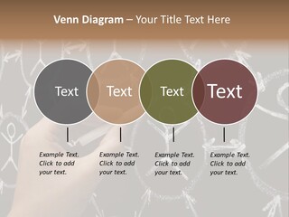 A Person Writing On A Blackboard With A Marker PowerPoint Template