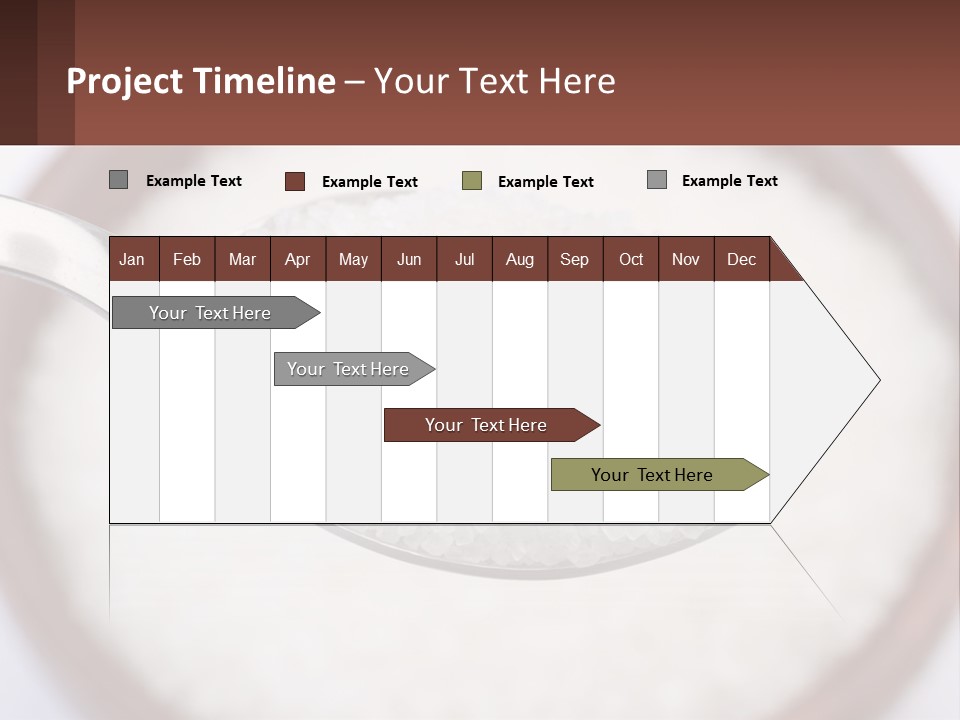 A Spoon Full Of White Sugar In A Bowl PowerPoint Template