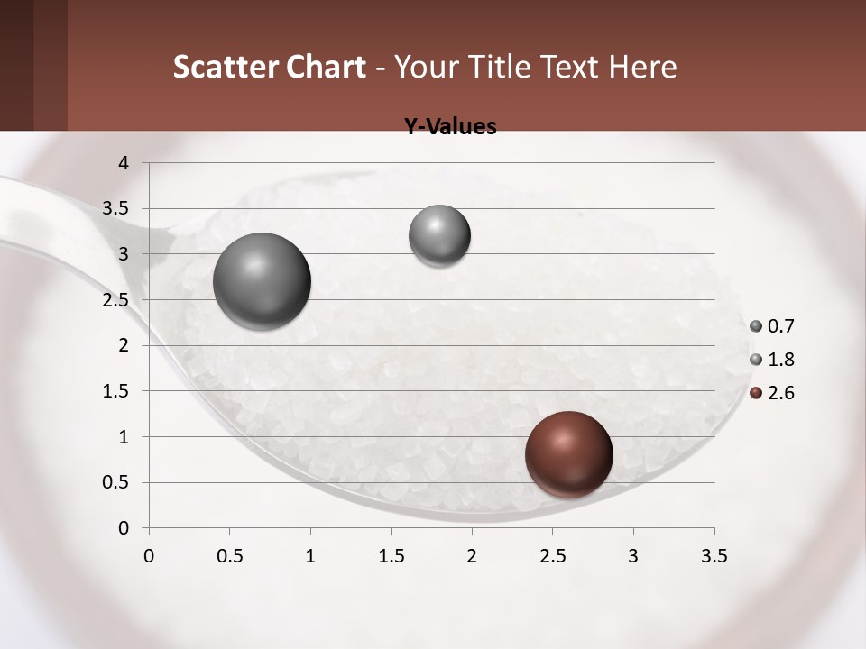 A Spoon Full Of White Sugar In A Bowl PowerPoint Template