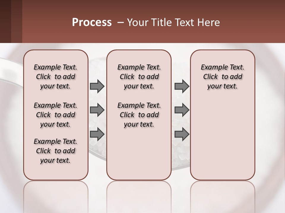 A Spoon Full Of White Sugar In A Bowl PowerPoint Template