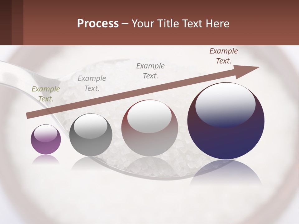 A Spoon Full Of White Sugar In A Bowl PowerPoint Template