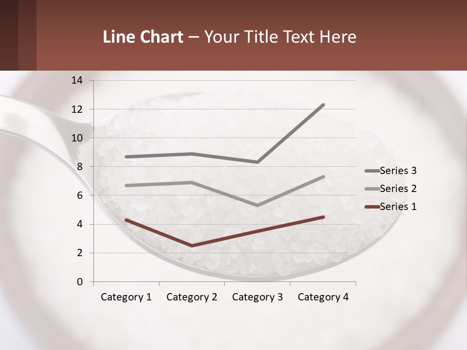 A Spoon Full Of White Sugar In A Bowl PowerPoint Template