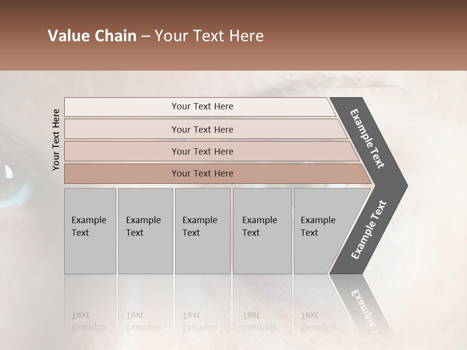 A Person With A Bruised Eye Has A Name Of Presentation PowerPoint Template