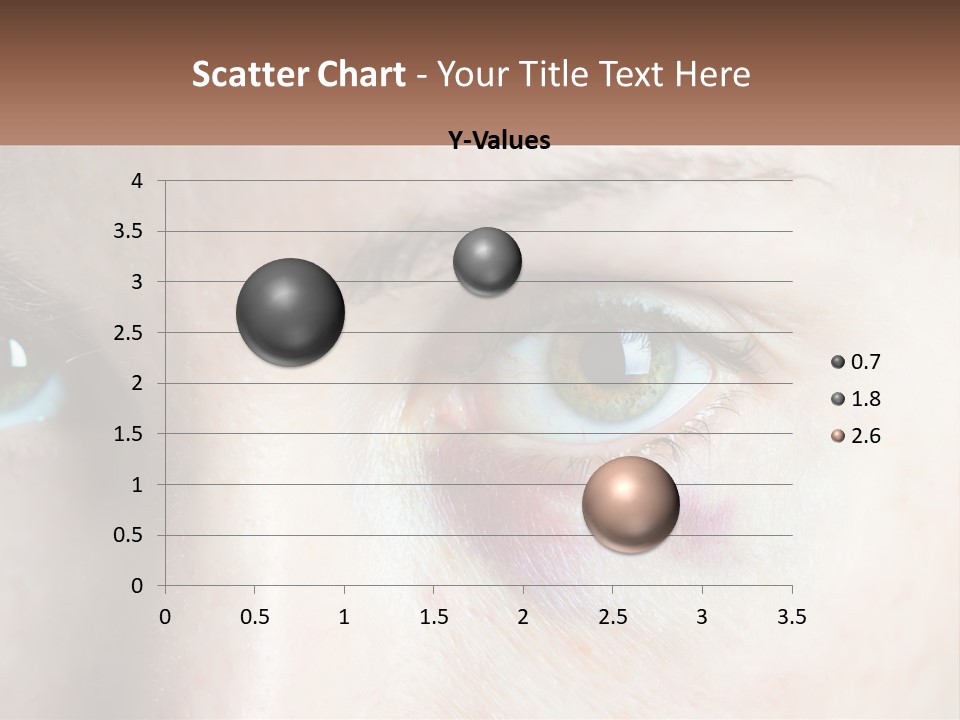 A Person With A Bruised Eye Has A Name Of Presentation PowerPoint Template
