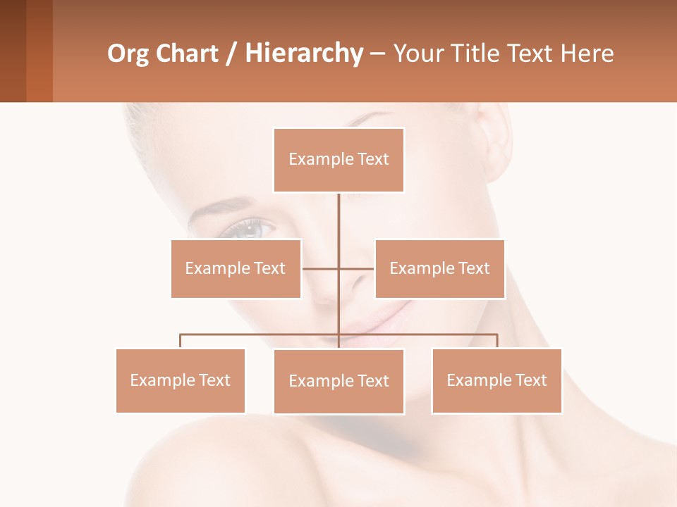 A Beautiful Woman With Blue Eyes Is Posing For The Camera PowerPoint Template