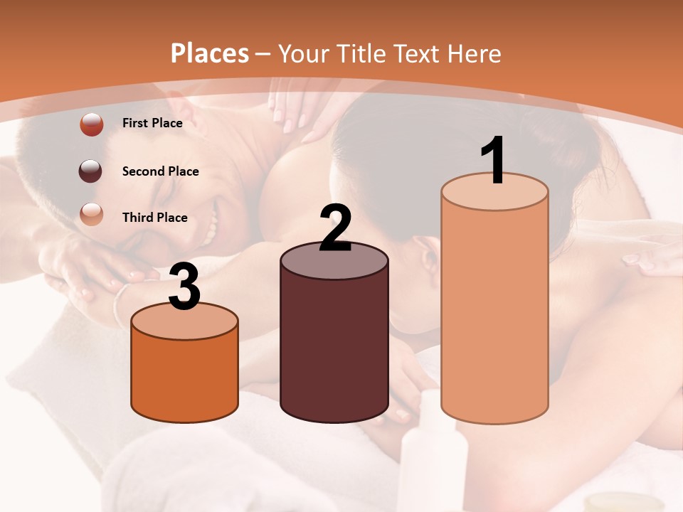 A Woman Getting A Back Massage From A Man PowerPoint Template