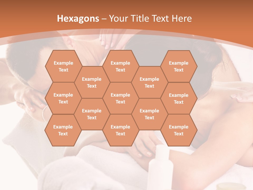 A Woman Getting A Back Massage From A Man PowerPoint Template