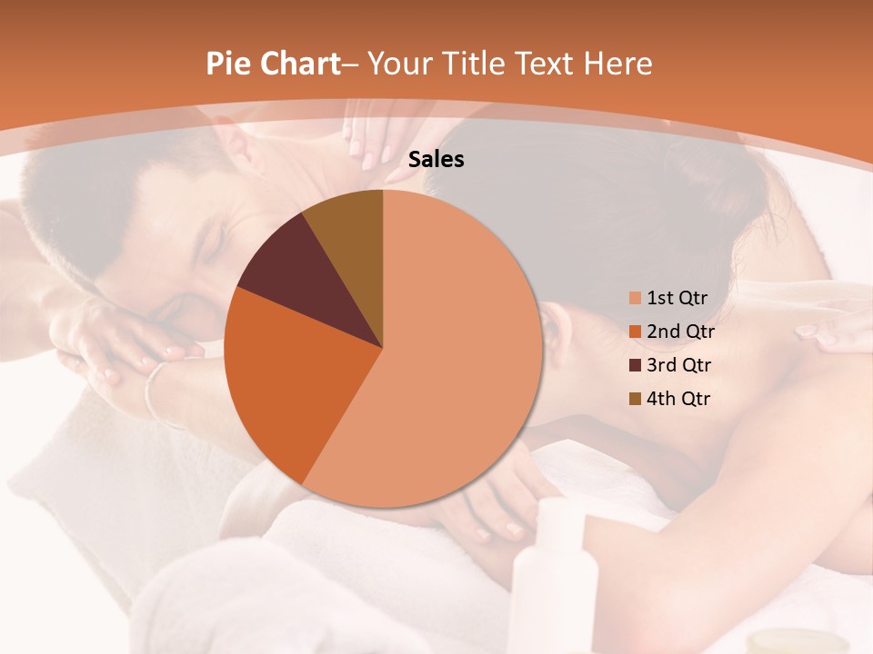 A Woman Getting A Back Massage From A Man PowerPoint Template