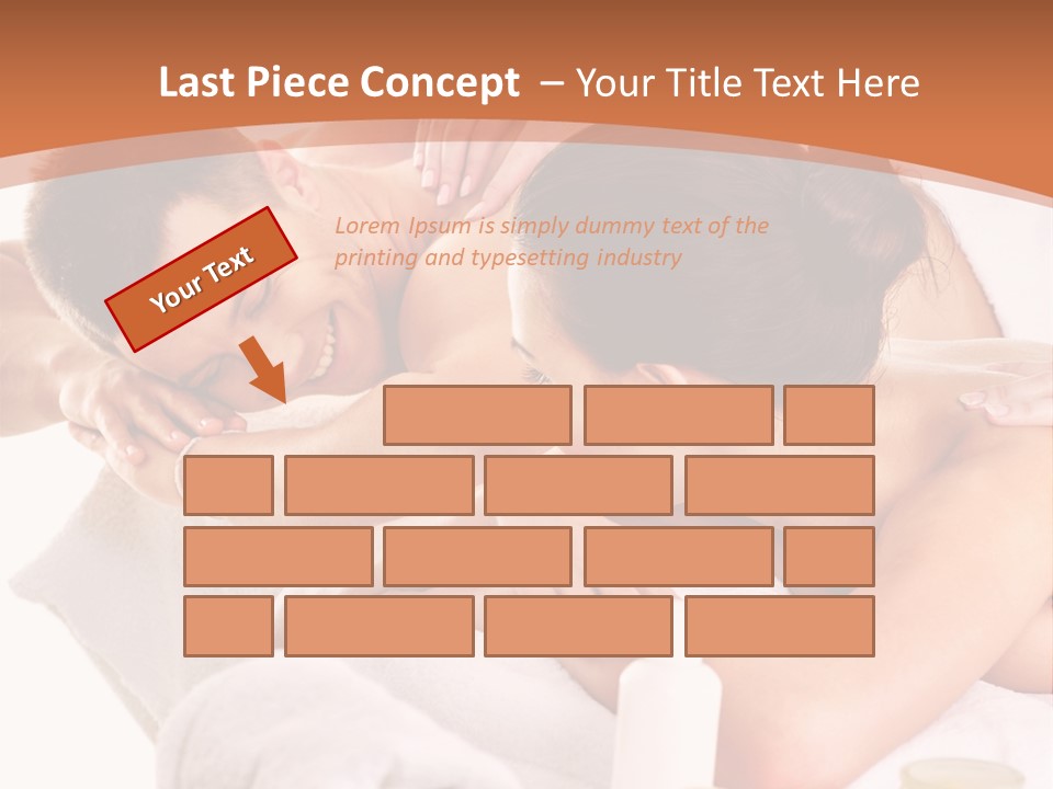 A Woman Getting A Back Massage From A Man PowerPoint Template