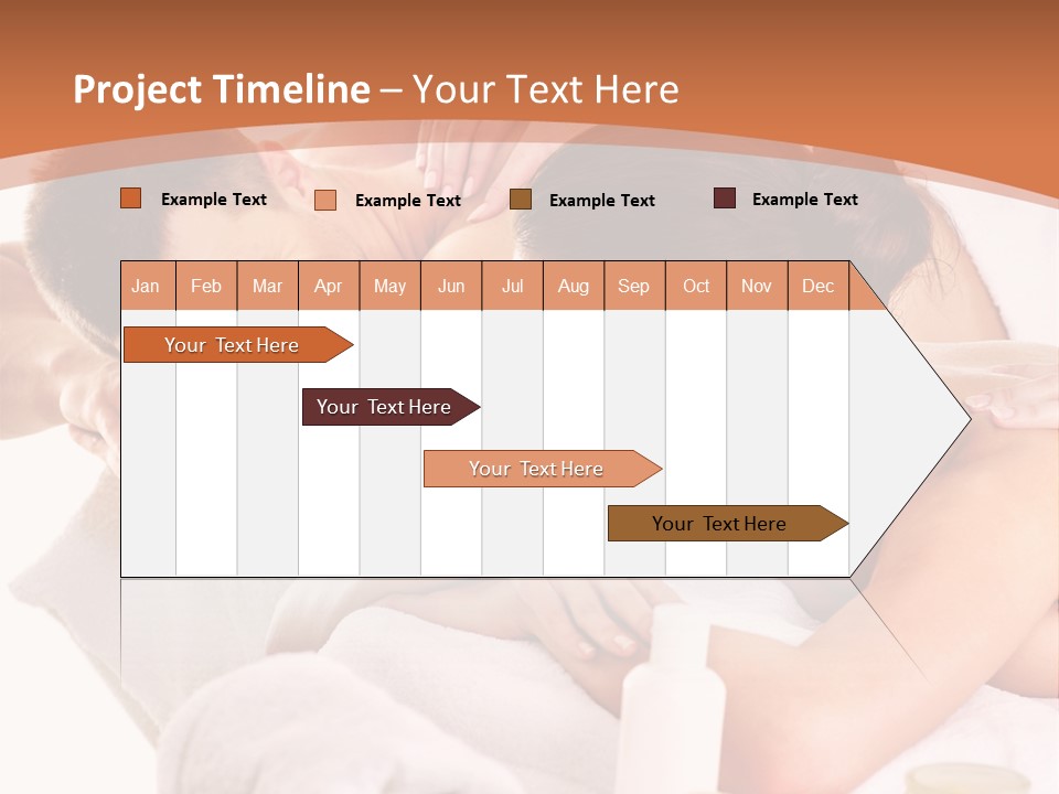 A Woman Getting A Back Massage From A Man PowerPoint Template