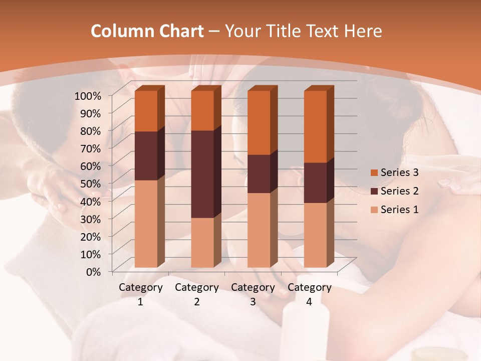 A Woman Getting A Back Massage From A Man PowerPoint Template